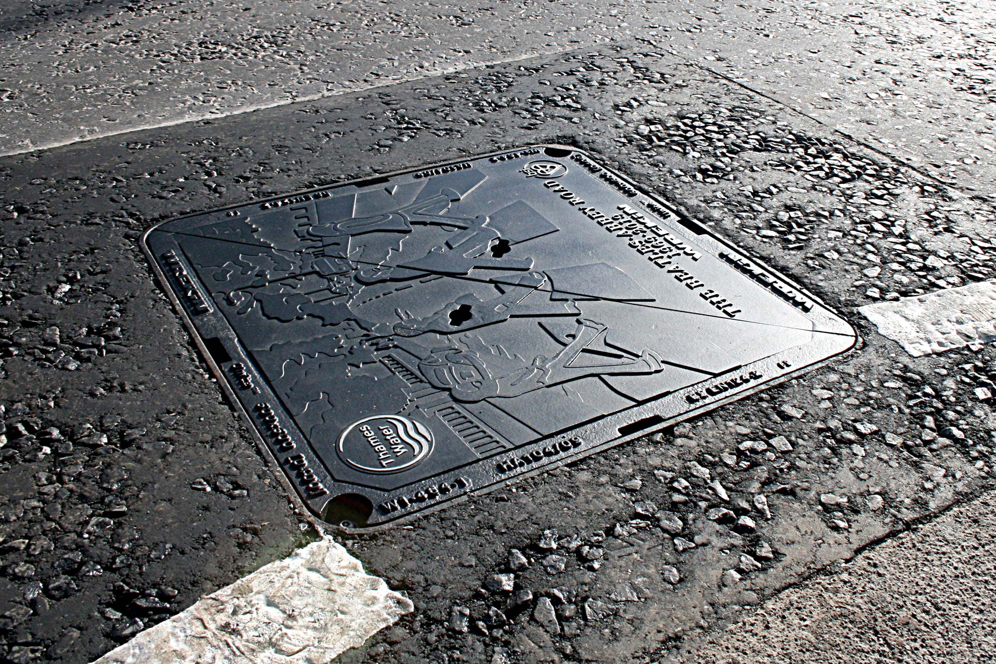 Abbey Road 50th Anniversary bespoke manhole cover