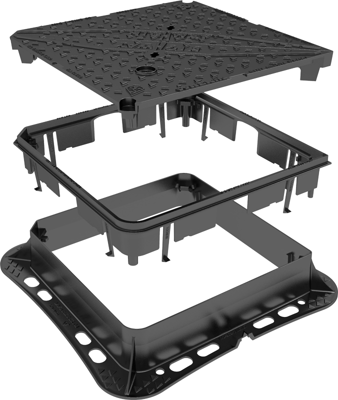 ClickLift with Highway manhole cover