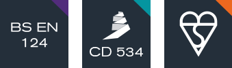 BS EN 124, CD 534, Kitemark