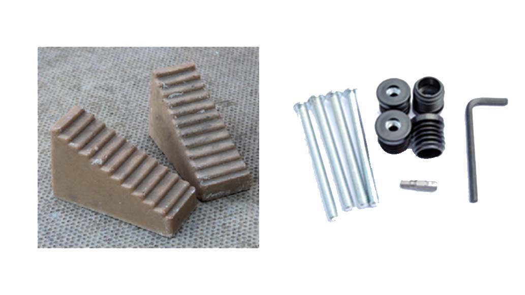 Stepped wedges and ScrewLift renders
