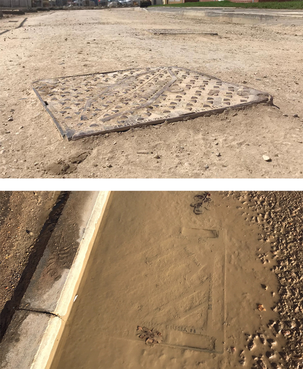 Manhole covers and gully grates without Armadillo protection