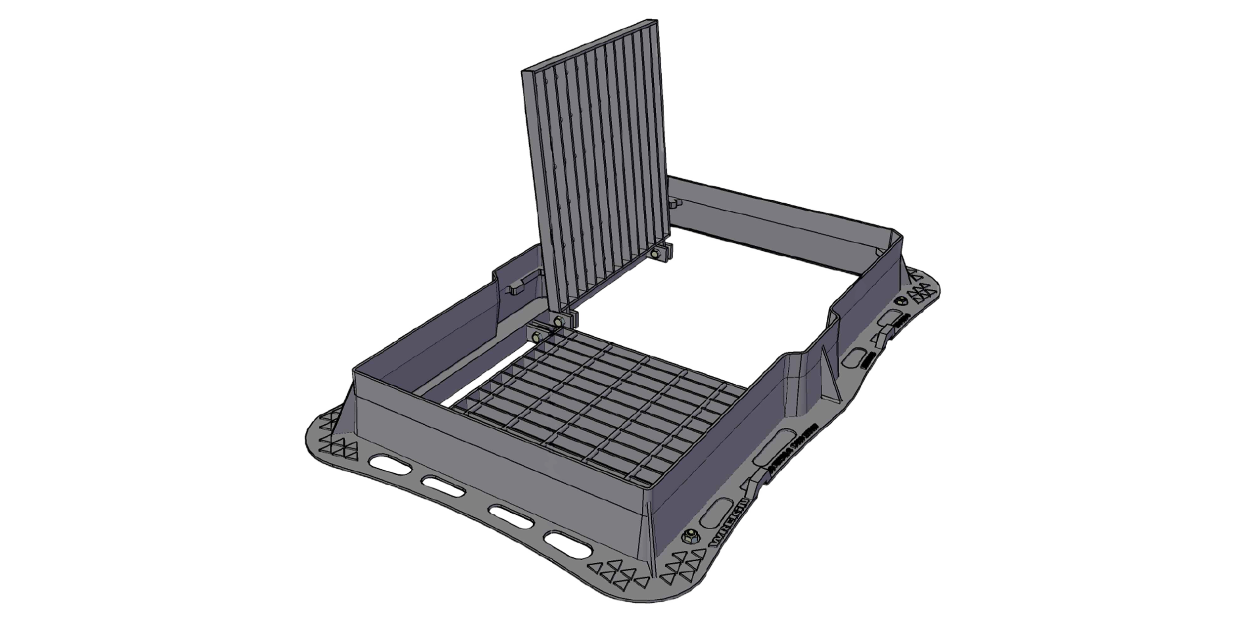 Hinged mesh type