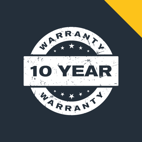 Unite 10 year warranty