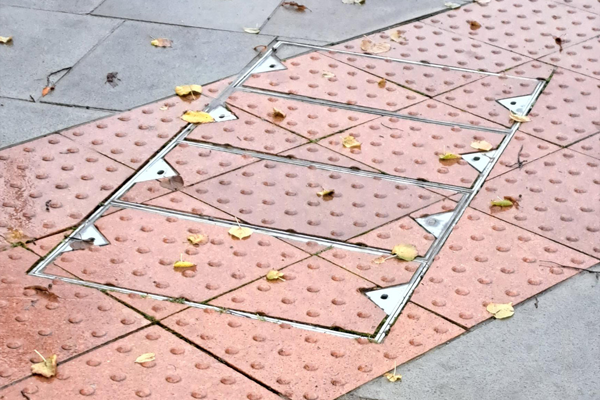 Brierley Hill High Street in Dudley Access Covers