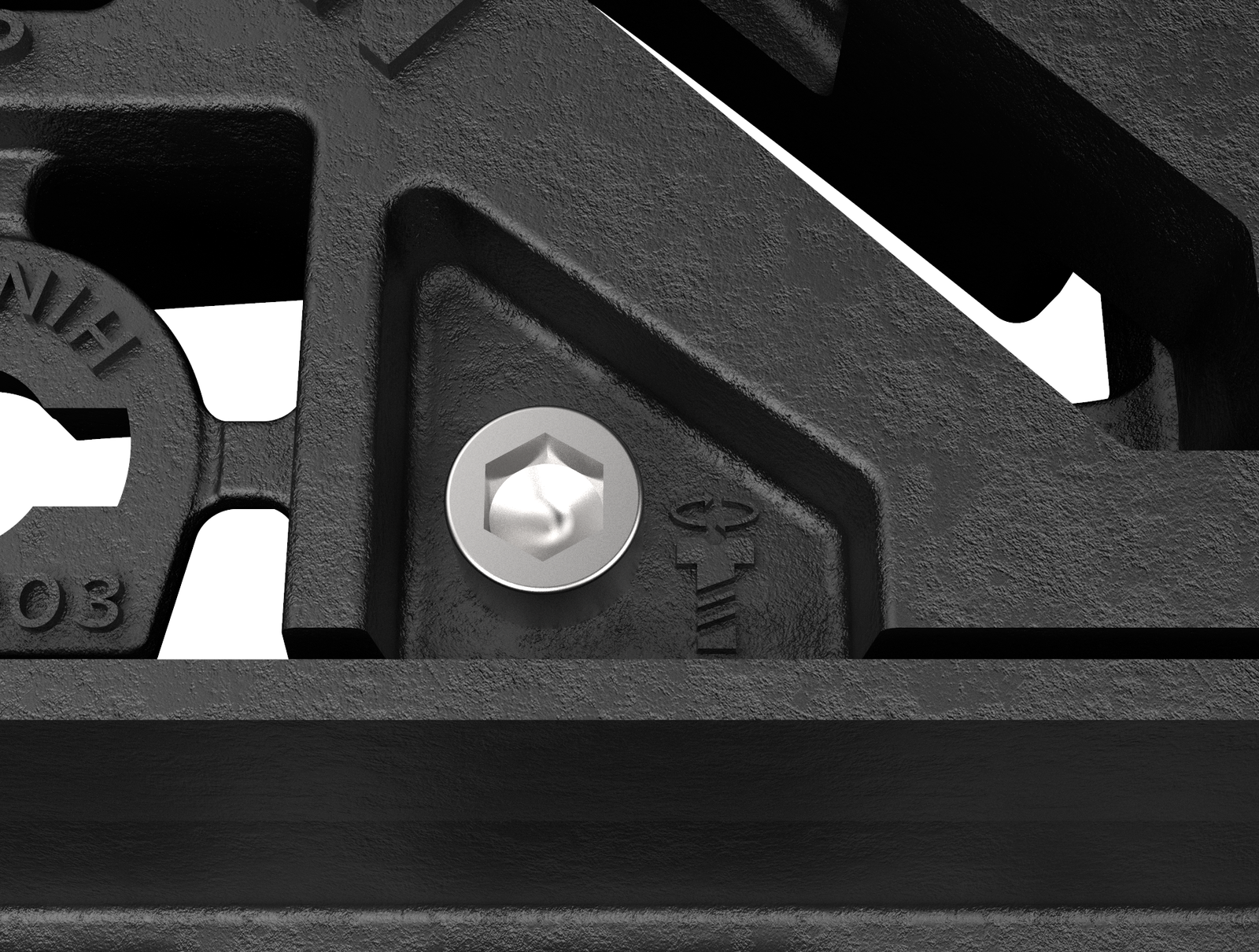 Screw locking provision