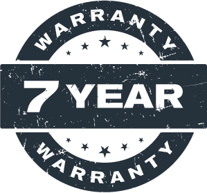 Pulse 7 year warranty logo