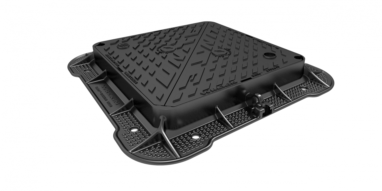 Unite E600 Square Manhole Cover Render