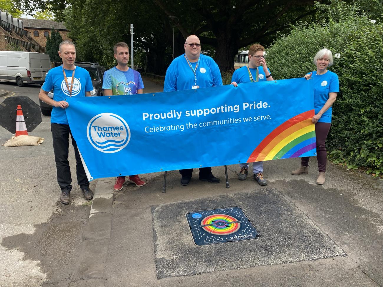 Thames Water stood with LBGTQ cover