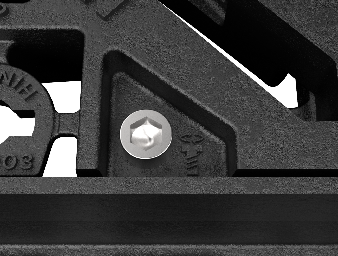 Screw locking provision