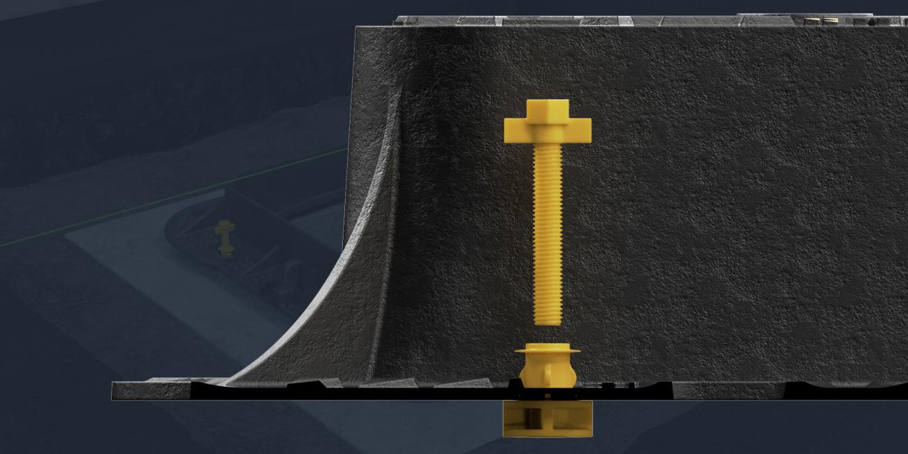 ScrewLift ensures a minimum 15mm bedding mortar depth