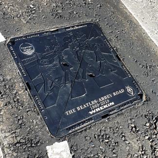 Abbey Road bespoke manhole cover