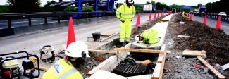 M60 - M62 Sale to Rochdale V gully installation