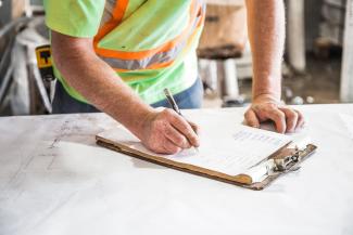 Construction drawing takeoff