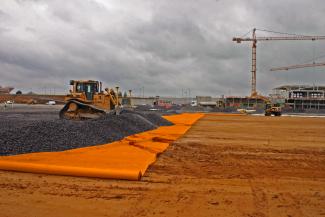 FasTrack orange being installed