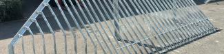 Raked grating