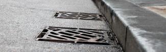 Installed Wrekin gully grates outside Birmingham New Street station