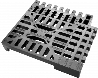 A product render of the Multigrate temporary manhole cover solution