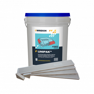 Unipak bedding mortar with adjustment units