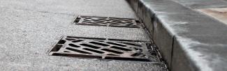 Installed Wrekin gully grates outside Birmingham New Street station