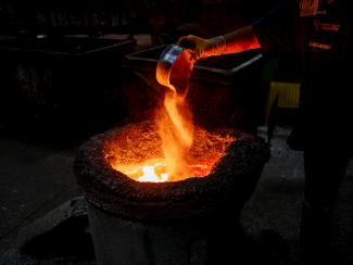 Ductile ironwork manufacturing process