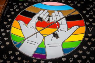 United Utilities LGBTQ+ access cover 