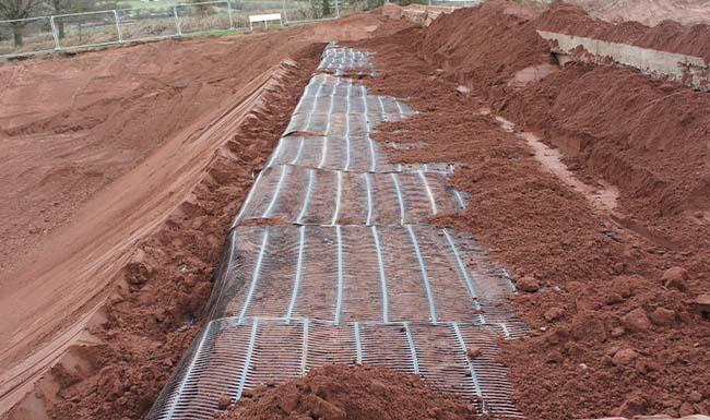 EGRID Uniaxial installed in building site