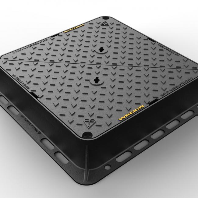 TriStar manhole cover D400 render