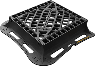 Highway D400 four flange gully grate product render