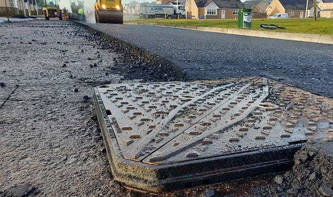 ClickLift installed in road