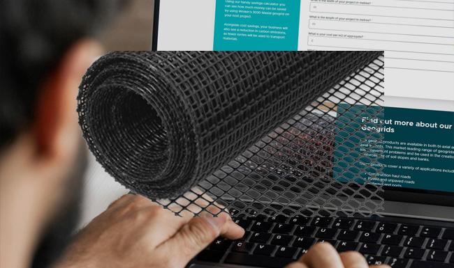 Geogrid aggregate savings calculator