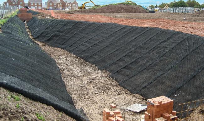 Trinter erosion control mesh