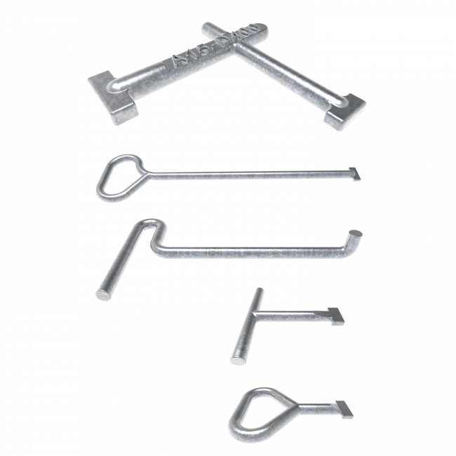 Wrekin lifting key assortment