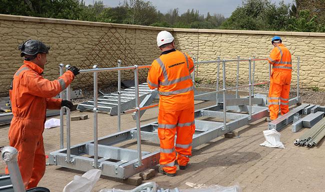 Wrekin Product Steel Installation Team