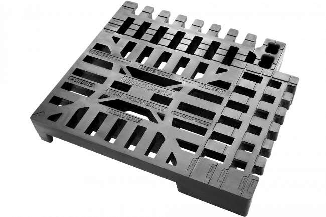 Multigrate temporary replacement gully grating