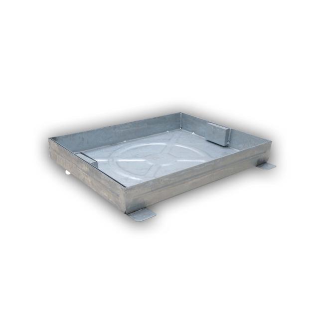 Block infill tray with lifting handles